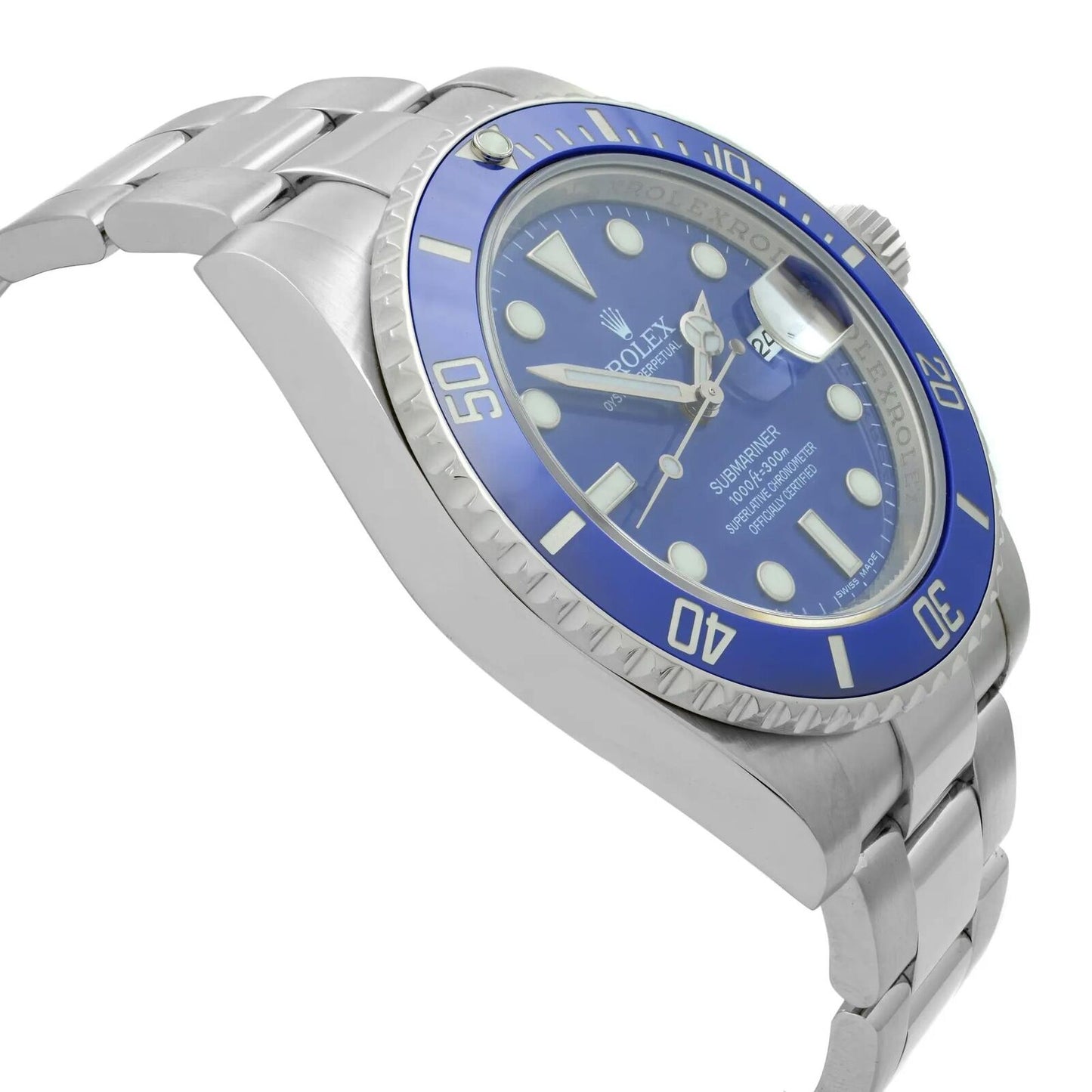 Rolex Submariner Date Blue Dial 40 mm